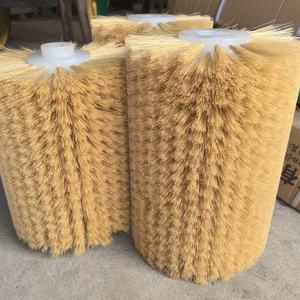 Brosse cylindrique de nettoyage professionnelle industrielle avec manche en métal, brosse à rouleau en <span class=keywords><strong>sisal</strong></span> personnalisée OEM, résistante à l'usure et durable - Product Image 3