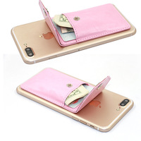 Portefeuille adhésif en cuir portable intelligent Yin Hui Fashion 3-en-1 pour cartes de crédit, modèle chinois YH-LPCH-022