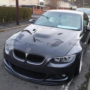 Pour BMW E92 E93 M3, amélioration style V, aérations de capot en carbone, couvercle de capot moteur avant, 2007+ - Product Image 2