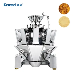 Standard 10 Head Multihead Weigher Multi-function Granule Packaging Machines For Weighing Sugar Milk Powder