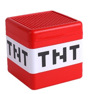 Boîte de rangement pour blocs de construction Tnt 18L avec couvercle pour le rangement des jouets anti-poussière - Product Image 1