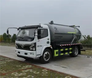 Chất lượng cao 130 HP Phân hút Xe tải sản xuất tại Trung Quốc Hộp số tay 5.4 mét vuông phân hút xe tải