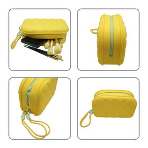 Women's Fashion Makeup Brush Pouch <b>Coin</b> Purse Bags Factory Supplied Hot <b>Sale</b> Waterproof Silicone Zipper Closure Capacity - Product Image 6