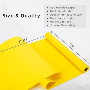 กระดาษห่อของขวัญสีพื้นเรียบหรู กระดาษห่อลายดอกไม้ มีหลายสีให้เลือก ปรับแต่งได้ - Product Image 6