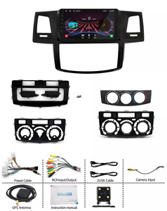 Radio de coche Android de 9 pulgadas para <span class=keywords><strong>Toyota</strong></span> <span class=keywords><strong>HILUX</strong></span> 2005-2014 estéreo de coche Autoradio Carplay Android Auto Hifi RDS REPRODUCTOR DE DVD de coche Wifi RDS - Product Image 5