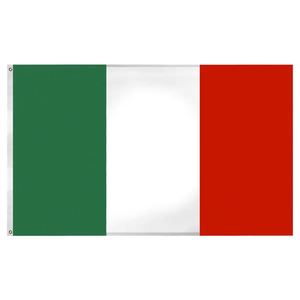 Wholesale 3X5 FT Italian Flag Custom Logo Digital Printing on Silk Promotional Product for Country Events - Product Image 1