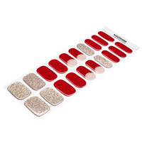 Huizi Huizi Nouvel An Rouge Nouveau Design Autocollants pour Ongles en Gel UV, Autocollants de Vernis à Ongles Populaires pour Nail Art