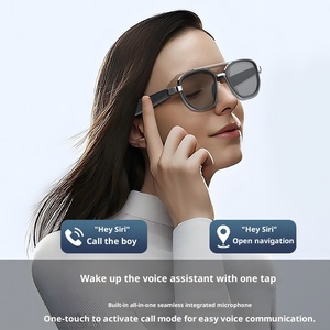 [Traduction IA] Lunettes Intelligentes Transfrontalières GS17 : Contrôle Tactile, Chargement Magnétique, Écoute Musicale, Appels Téléphoniques - Product Image 5