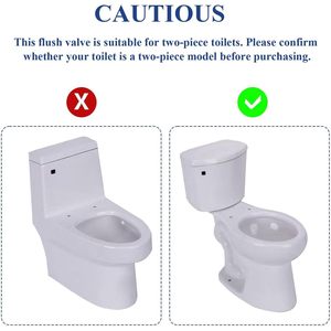 Ensemble de remplacement de bouton poussoir pour valve de chasse double pour toilettes à cuvette séparée, compatible avec Geberit, pièce de réparation à commande par bouton supérieur - Product Image 6