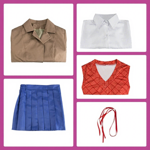 Disfraz de <span class=keywords><strong>Anime</strong></span> Doki Doki Literature Club, Cosplay de Monika, Sayori, <span class=keywords><strong>Yuri</strong></span>, Natsuki, Uniforme Escolar Unisex para Halloween, Algodón/Poliéster - Product Image 6