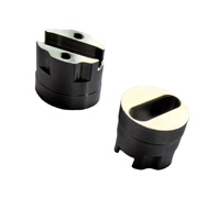 Base de montage rainurée en acier inoxydable de qualité industrielle, usinée CNC, usinée par électroérosion à fil, précision 0,01 mm pour équipement d'automatisation