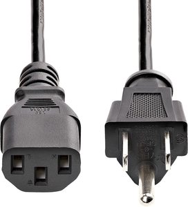 New Mickey Mouse Power Supply Cord AC Adapter <strong>Laptop</strong> Notebook Computer <strong>Charger</strong> <strong>Cable</strong> C5 to NEMA 5-15P 0.5M - Product Image 4