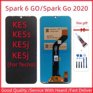 หน้าจอ LCD OLED แบบสัมผัสสำหรับ Tecno <span class=keywords><strong>Spark</strong></span> <span class=keywords><strong>6</strong></span> Go <span class=keywords><strong>Spark</strong></span> Go 2020 KE5 KE5J สมาร์ทโฟน ผ่านการทดสอบ 100% รับประกัน 1 ปี - Product Image 3