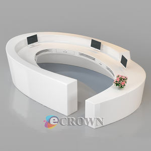 <strong>Ambrosial</strong> Reception for Sale Smoothie Mdf Registration Design Cashier Desk Design OEM - Product Image 1