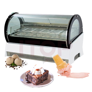 Tủ Lạnh Trưng Bày Bánh Rã Đông Tự Động Giảm Giá Tủ Trưng Bày Gelato Vitrine Tiện Dụng Thương Mại Tủ Đông Đựng Kem Tròn - Product Image 4