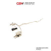 Tuyau d'échappement Catback en acier inoxydable pour BENZ W214 E300 3.0T 2.0T