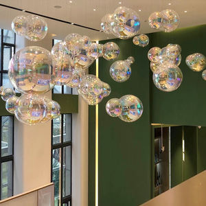 Boule de verre colorée <span class=keywords><strong>Mickey</strong></span> bulle créative décoration suspendue département des ventes zone de table de sable lustre de décoration aérienne - Product Image 4