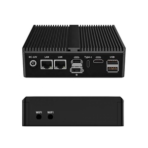 <span class=keywords><strong>Mini</strong></span> <span class=keywords><strong>PC</strong></span> sans ventilateur Intel N100 N5105 <span class=keywords><strong>N6000</strong></span> 2COM M.2 NVMe 2HD 1DP 2xRJ45 Ordinateur industriel Neuf Garantie de 3 ans - Product Image 3