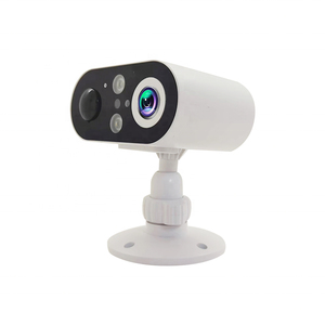 กล้องวงจรปิด CCTV ไร้สายแบบชาร์จไฟได้สำหรับใช้ในตัว3MP มีไมค์ในตัวมุมมองกว้าง180ดวง - Product Image 1