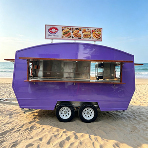 Camion de restauration unique pour dim sum, avec cuiseur vapeur, en bambou sur mesure, remorque de traiteur empilable - Product Image 2