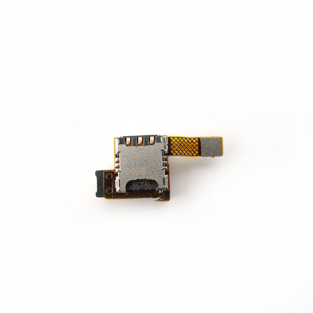 Replace Original Part Mobile Phone Refurbished Plastic Black Micro SIM Card Reader for Lgvn220 Exalt 4G Volte Verizon Flip