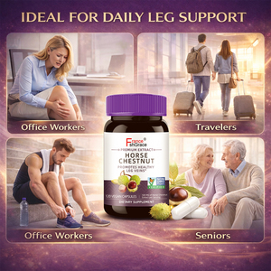 Extrait de marron d'Inde Shecome de qualité supérieure, capsules de 500 mg pour adultes, favorise la santé des veines des jambes, meilleures capsules de marron d'Inde - Product Image 2
