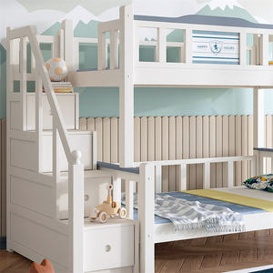 Новый дизайн двухъярусная кровать высокого качества для детей новая двухъярусная кровать для детей Chit кровати детская мебель двойная - Product Image 5