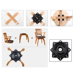 Nhiệm vụ nặng nề 360 độ xoay xoay tấm 6/8/10/12/14 inch đầy đủ bóng mang trơn tru 360 độ xoay - Product Image 5