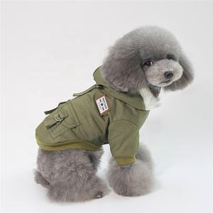 Venta al por mayor perro mascota ropa para mascotas suministros <span class=keywords><strong>2020</strong></span> otoño ropa de invierno nuevas sudaderas con capucha de moda guapo abrigo de algodón ropa de perro pequeño - Product Image 6