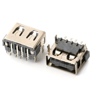<b>USB</b> female socket 10.0 front and rear <b>plug</b> borderless 90 degree black and white 180 degree short body <b>USB</b> connector factory - Product Image 6