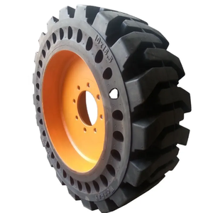 10 16.5 Solid Rubber Tires for <b>Trailers</b> Solid Skid Steer Tyre 10x16.5 - Product Image 1