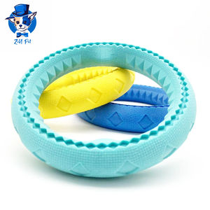 Yıkılmaz TPR köpek yüzük oyuncak 3D interaktif Chew halat römorkör için altın vers evers/<span class=keywords><strong>Labs</strong></span> diş temizleme sıkıntı kabartma günlük kullanım - Product Image 1