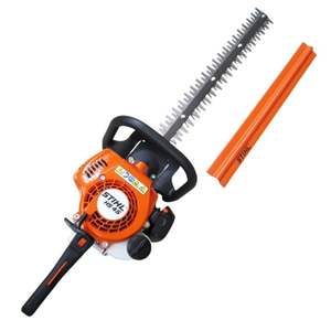 HS45 Handheld <span class=keywords><strong>Essence</strong></span> Haie Machine Tea Tree Trimmer Simple et Double Lame Épaisse Haute Branche Jardin Sécateur 60CM - Product Image 2