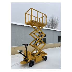 Chariot de levage de qualité industrielle - Construction robuste, pédales entièrement enveloppées et phares LED lumineux - Product Image 1