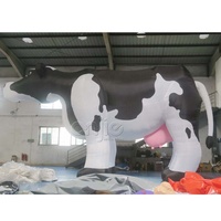 Ferme publicité dessin animé gonflable vache ballon jouet gonflable animal grandeur nature grande grande vache à lait gonflable