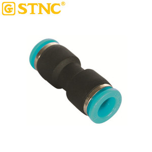 Conector Rápido de Empuje Recto de la Serie <span class=keywords><strong>YPU</strong></span> Gris Blanco de STNC, Conexión de Un Toque para Piezas Neumáticas - Product Image 2