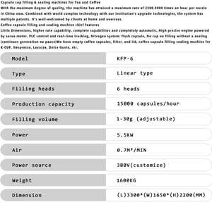 Remplisseuse et scelleuse automatique rotative de haute précision pour capsules de café Nespresso et dosettes K-Cup en aluminium, pour la fabrication de poudre de boisson - Product Image 3