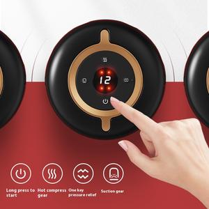 Dispositivo Gua Sha eléctrico portátil recargable por USB, Control remoto inalámbrico, máquina de ventosas de alta succión, masaje corporal - Product Image 3