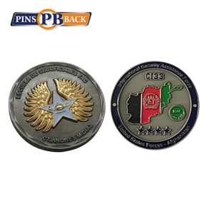 Alta calidad de encargo blanco 2 de desafío monedas de metal - Product Image 1
