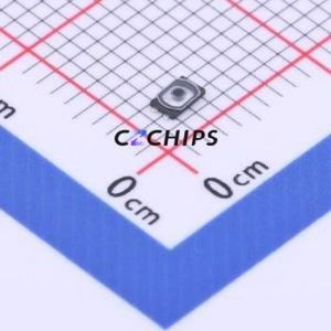 1TS026A-1200-0550-CT Tactile Switch SMD,1.6x2.6mm Switch Single Pole Single Throw Round Button 1.2N Vertical Mount - Product Image 1