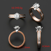 Servicio de Diseño CAD de Joyería 3D Profesional de Xinfly |   Anillo de Compromiso Personalizado y Modelado de Joyería Fina |   Rápida respuesta y alta precisión