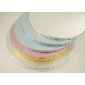 Пользовательские Персонализированные круглые деревянные шаблоны для торта, доски для торта из МДФ
