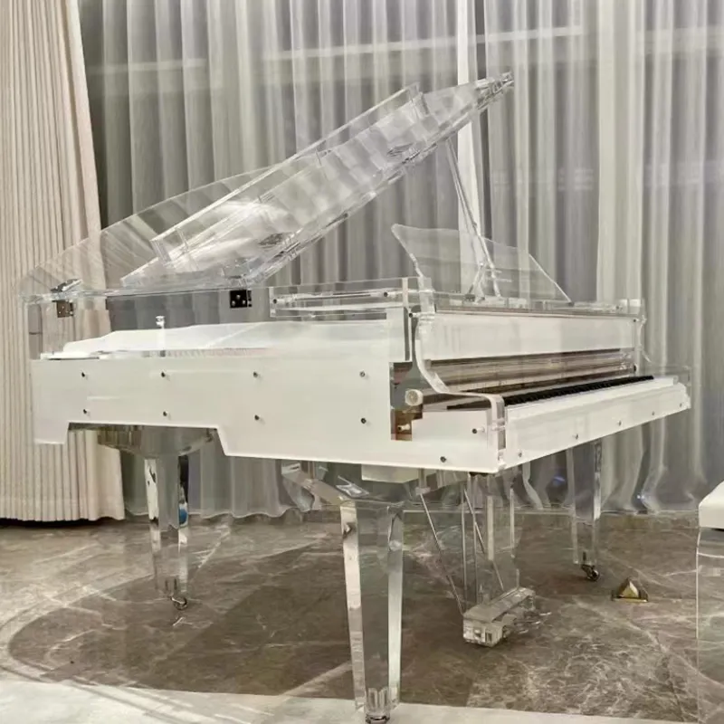 Good Quality Luxury Professional Mechanical Transparent Grand Acrylic Crystal grand Piano
