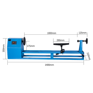 LUXTER <span class=keywords><strong>Tour</strong></span> Professionnel 14 Pouces 600 W, Mini-<span class=keywords><strong>Tour</strong></span> à <span class=keywords><strong>Bois</strong></span> Automatique et Manuel avec Réglage de la Vitesse par Courroie - Product Image 4