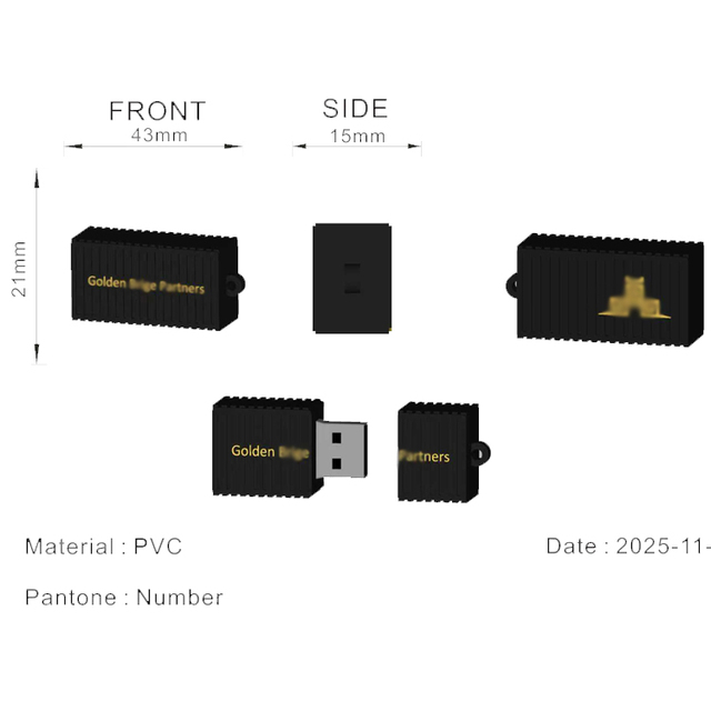 Bulk Items Custom PVC Container Usb 2.0 Drive Flash 4GB 8GB Flash Memory Usb 4gb 16GB for Gift