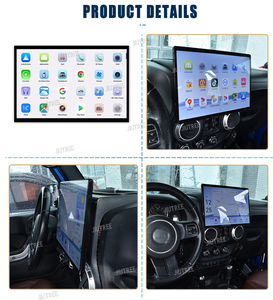 วิทยุติดรถยนต์สเตอริโอสำหรับ Jeep Wrangler 2011-2017แอนดรอยด์ Auto CarPlay จีพีเอสนำทางเครื่องเล่นมัลติมีเดียสเตอริโอเฮดยูนิต128GB - Product Image 2