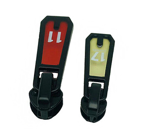 Hengda tùy chỉnh Matte hoàn thành kim loại dây kéo puller kim loại Silicone đầu dây kéo puller nhà sản xuất Cá nhân hoá dây kéo thanh trượt - Product Image 5