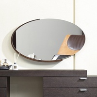 Table de toilette extensible pour chambre à coucher, design simple pour petits espaces, en chêne