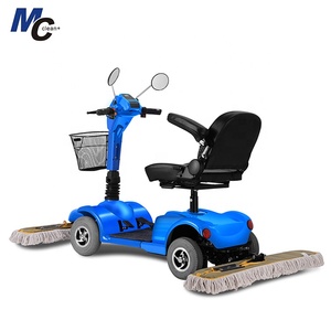 CT4900A Carrello <span class=keywords><strong>Elettrico</strong></span> di Pulizia a 4 Ruote di Alta Qualità, Macchina per Pulizia Pavimenti con Spazzola Rotante - Product Image 2