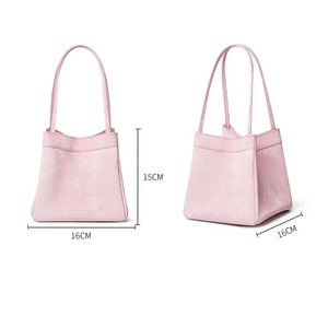 Bolsos de Hombro Tipo Tote de Cuero Genuino de Vaca, Diseño 2026, Lujosos, Vintage, Gran Capacidad, Satinados, para Mujer, Venta al Por Mayor Personalizada - Product Image 6